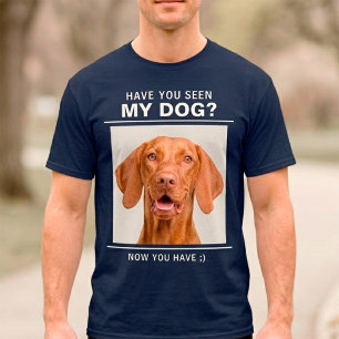 Lustiger Hundebesitzer Personalisiertes Haustierfo T-Shirt