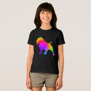 Lustiger Hundebesitzer Pitbull-Tie-Dye Tri-Blend Shirt