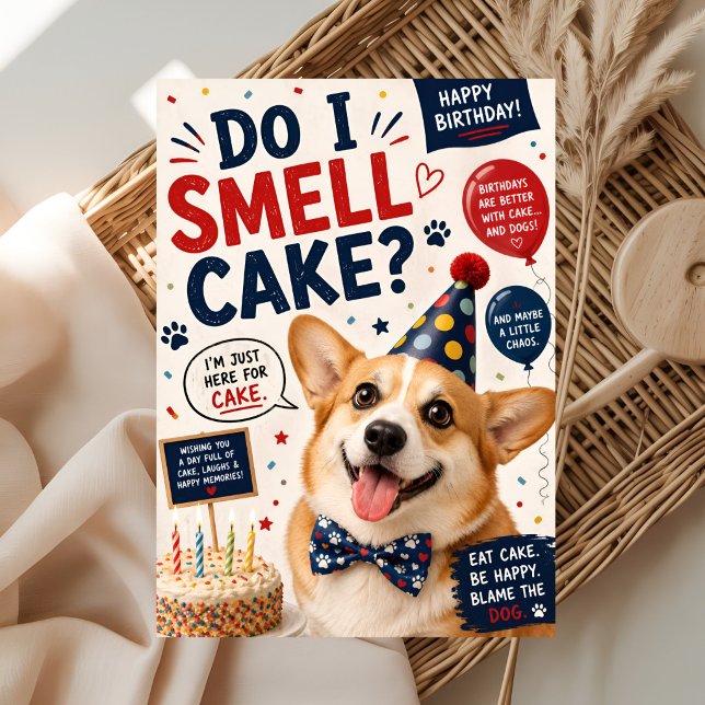 Lustiger Hundegeburtstag Karte (Von Creator hochgeladen)