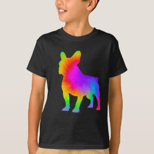 Lustiger Hundeliebhaber Besitzer Tie Dye Frenchie T-Shirt