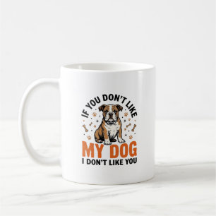 Lustiger Hundeliebhaber Vintage-Welpen-Zitat-Shirt Kaffeetasse