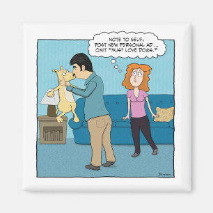 Lustiger Hundemagnet: Muss-Liebe-Hunde Magnet