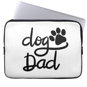Lustiger Hundepfotenabdruck Hund Papa Laptopschutzhülle