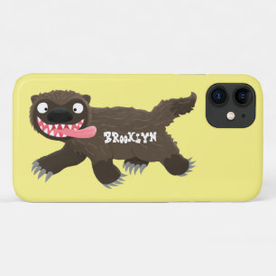 Lustiger hungriger Vielfraß-Tier-Cartoon Case-Mate iPhone Hülle