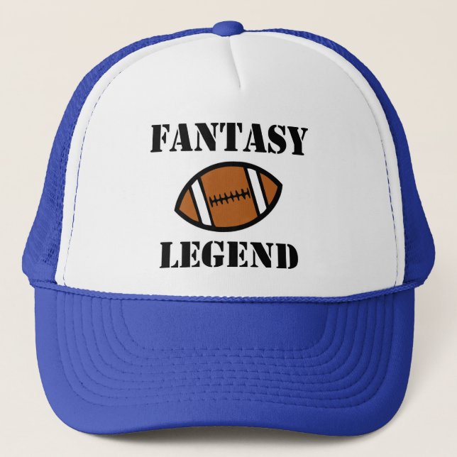 Lustiger Hut der Fantasie-Fußball-Legende Truckerkappe (Vorderseite)