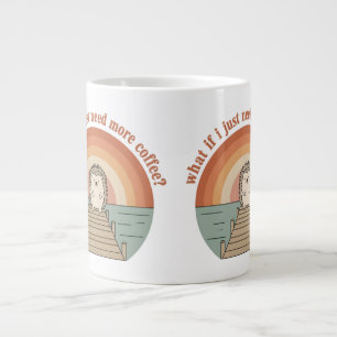 Lustiger Igel-Kaffee-Morgen-Slogan-Becher Jumbo-Tasse