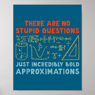 Lustiger Infinitesimalrechnung-Lehrer Mathe-Liebha Poster