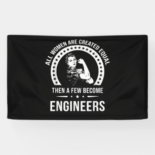 Lustiger Ingenieur Für Alle Frauen Sind Als Gleich Banner