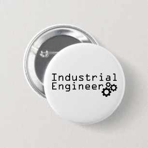Lustiger Ingenieur für Wirtschaftsingenieurwesen Button