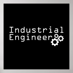 Lustiger Ingenieur für Wirtschaftsingenieurwesen Poster