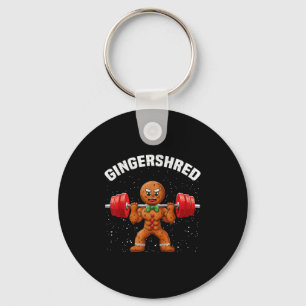 Lustiger Ingwer-Mann Gingerschred Gym Bodybuilding Schlüsselanhänger