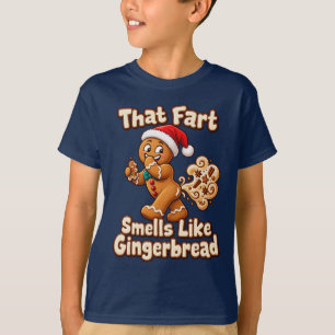Lustiger Ingwerbrot-Furz-Weihnachten T-Shirt