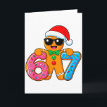 Lustiger Ingwerbrot Sechs Sieben 67 Eis Tropfen We Karte<br><div class="desc">Lustiger Ingwerbrot Sechs Sieben 67 Eis Tropfen Weihnachten Jungen</div>