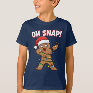 Lustiger Ingwerbrot-Weihnachtsmann Dabbing Weihnac T-Shirt