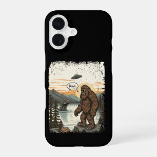 Lustiger Introvert Bigfoot Sasquatch Loch Ness Ret iPhone 16 Hülle