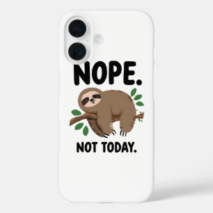 Lustiger Introvertierten-Humor mit einem faulen Fa iPhone 16 Hülle