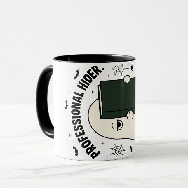 Lustiger introvertierter Geist professioneller Ver Tasse (Vorderseite Links)