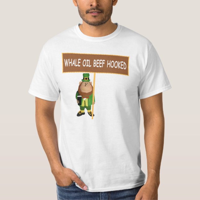 Lustiger irischer Kobold T-Shirt (Vorderseite)