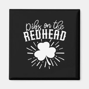 Lustiger irischer St. Patricks Day Shamrock Dibs a Magnet