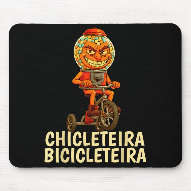 Lustiger italienischer Brainrot-Kinder-Meme Chicle Mousepad (Vorne)