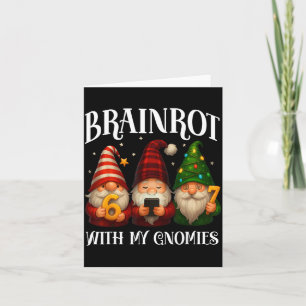 Lustiger italienischer Brainrot Weihnachten 67 Gno Karte