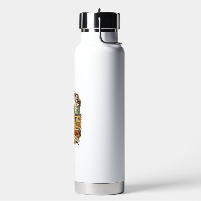 Lustiger Jesus 404 Error Web Entwickler Programmie Trinkflasche (Links)