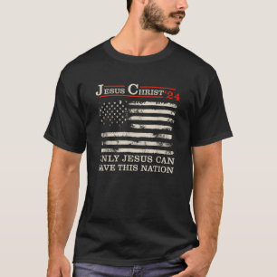 Lustiger Jesus Christus 24 Nur Jesus kann diese Na T-Shirt