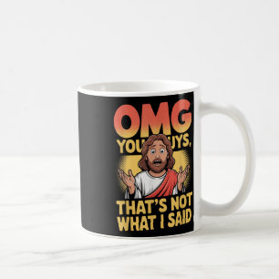Lustiger Jesus Das ist nicht, was der religiöse Go Kaffeetasse