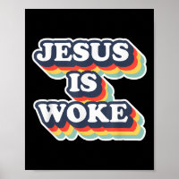 Lustiger Jesus ist woke Farbe Jesus Woke Zitate