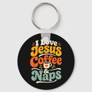 Lustiger Jesus Kaffee Christlicher Glaube Morgen G Schlüsselanhänger