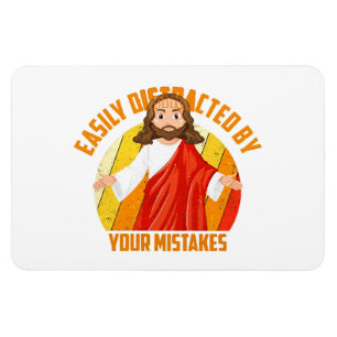 Lustiger Jesus Magnet