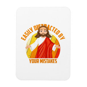 Lustiger Jesus Magnet