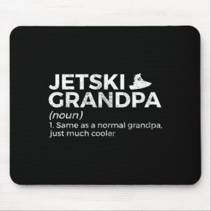 Lustiger Jetski-Opa Definition Jet-Ski-Fahren Mousepad