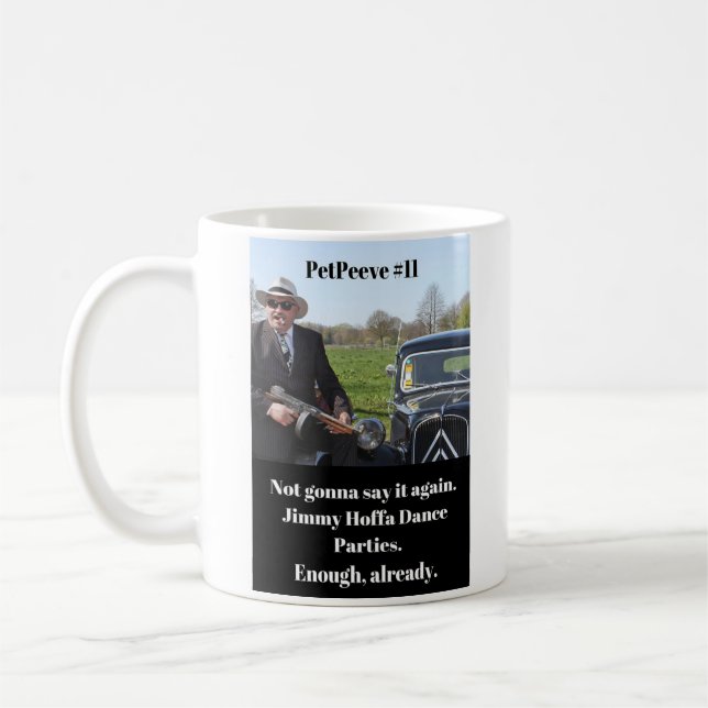 Lustiger Jimmy Hoffa Kaffeetasse (Links)