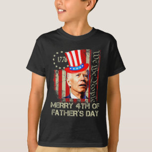 Lustiger Joe Biden 4. Juli Fröhlicher Vatertag T-Shirt