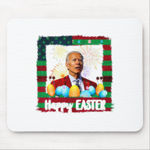 Lustiger Joe Biden Frohe Ostern Verwirrt 4. Juli Mousepad