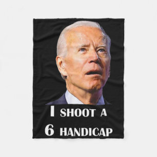 Lustiger Joe Biden Ich Spiele Ein 6 Handicap Beim Fleecedecke