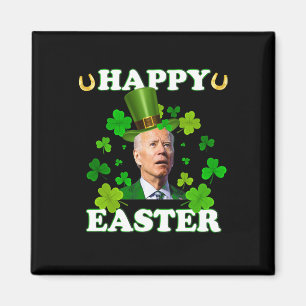 Lustiger Joe Biden Ostern verwirrt St Patricks Day Magnet