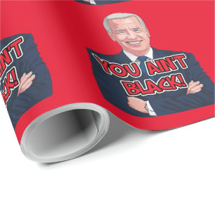 LUSTIGER JOE BIDEN Weihnachtspapier Geschenkpapier