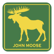 Lustiger John-Moose-Parodie-Bauer