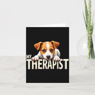 Lustiger Jrt-Welpe Mein Therast Jack Russell Terri Karte