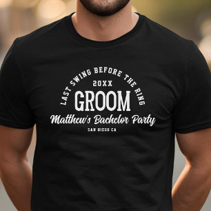 Lustiger Junggesellenabschied Letzter Schwung Vor T-Shirt