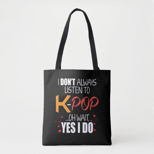 Lustiger K-Pop Geschenk-Ideen-Koreaner-Musikfreund Tasche (Vorderseite)