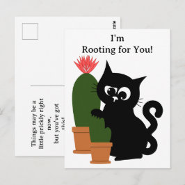Lustiger Kactus inspirierende Anpassung  Postkarte