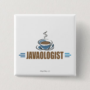 Lustiger Kaffee Button