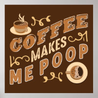 lustiger Kaffee kacke mich zu Wortart