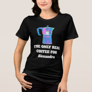 Lustiger Kaffee Snob Benutzername Frauen Der einzi Tri-Blend Shirt