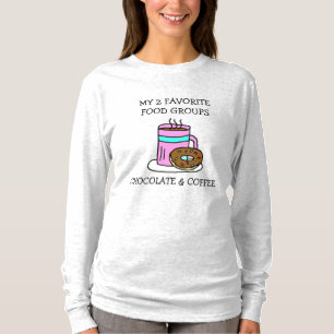 Lustiger Kaffee und DonutsHumor T-Shirt