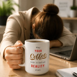 Lustiger Kaffee-Zitat-Becher Kaffeetasse
