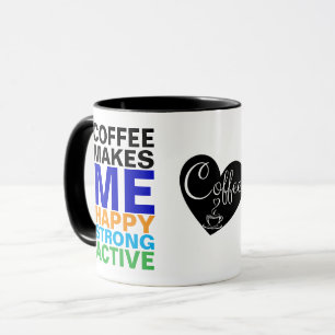 Lustiger Kaffeebecher für Männer Kaffee macht mi Tasse